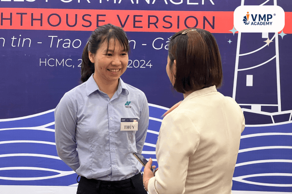 Kỹ năng trao quyền được đào tạo tại khóa Coaching Skills For Manager.