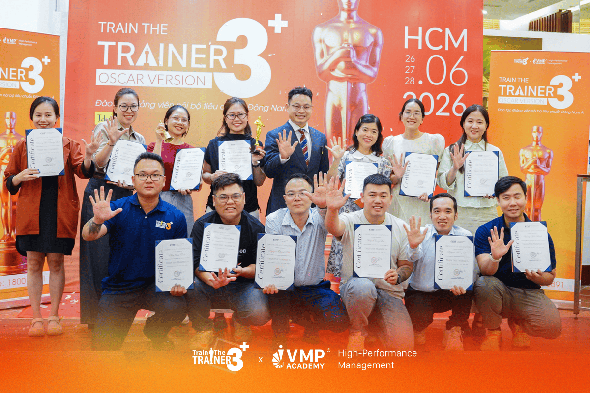 Khóa đào tạo kỹ năng dẫn giảng - Train The Trainer 3+ Khóa đào tạo kỹ năng dẫn giảng - Train The Trainer 3+