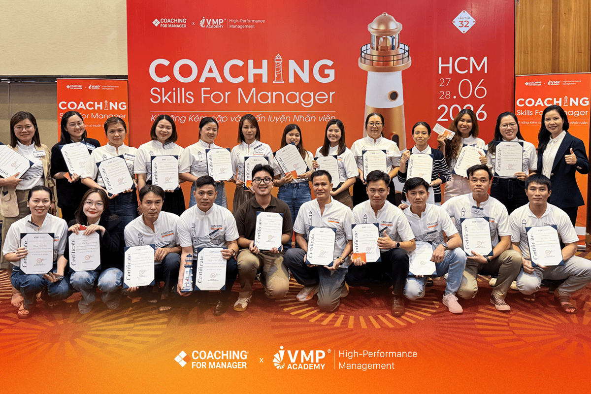 Khóa đào tạo kỹ năng huấn luyện, kèm cặp cho quản lý. Khóa đào tạo kỹ năng huấn luyện, kèm cặp cho quản lý.