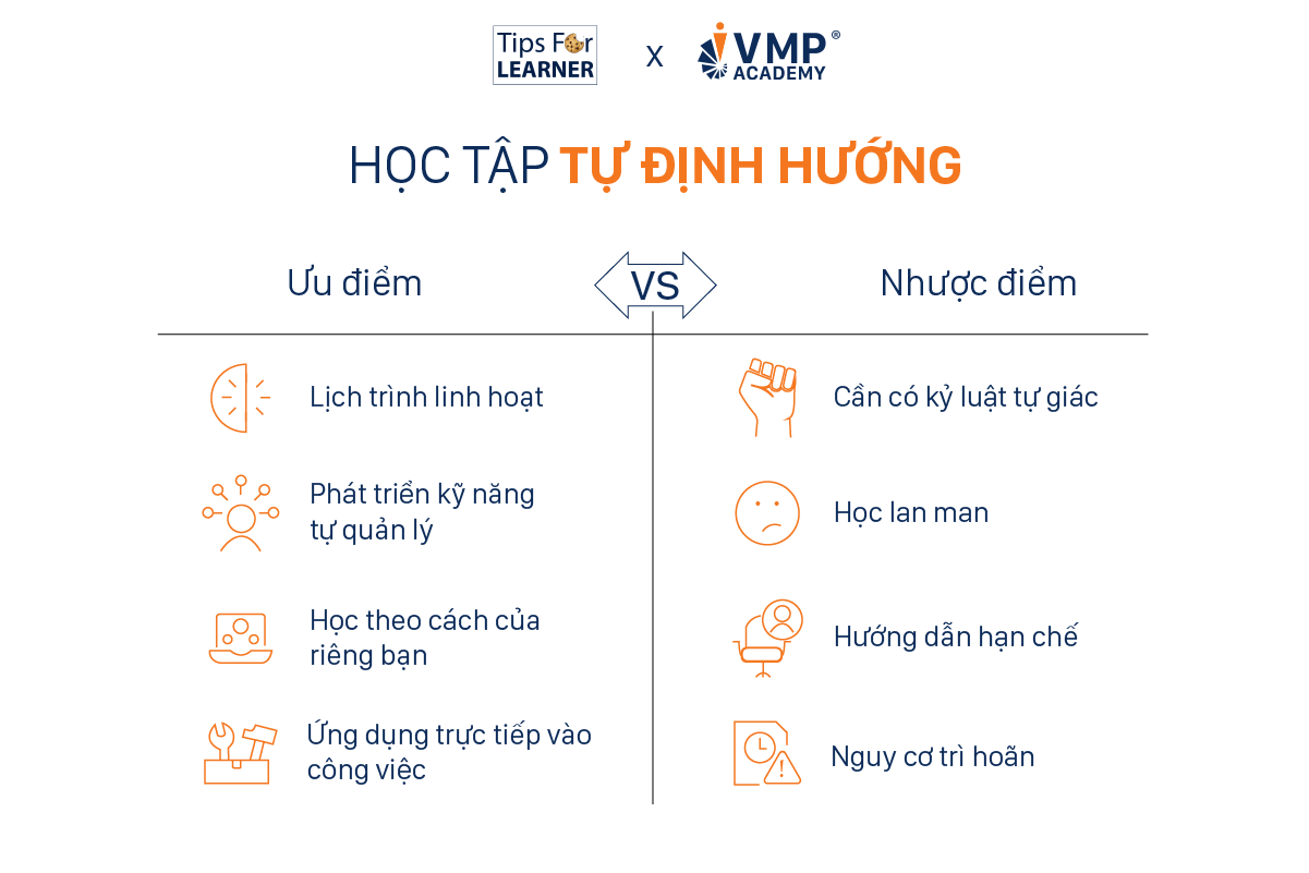 Ưu nhược điểm của phương pháp học tập tự định hướng. 