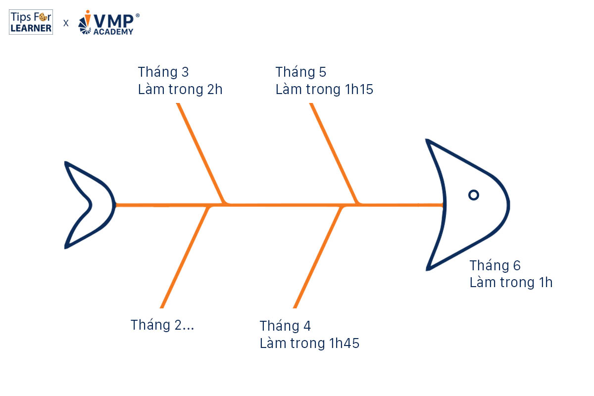 Áp dụng biểu đồ xương cá Ishikawa để lập kế hoạch học tập