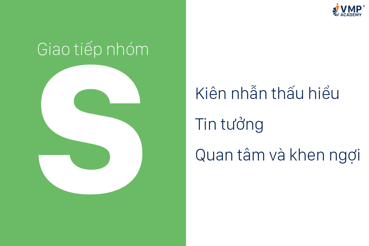 Ứng dụng mô hình DISC để giao tiếp với người nhóm S.