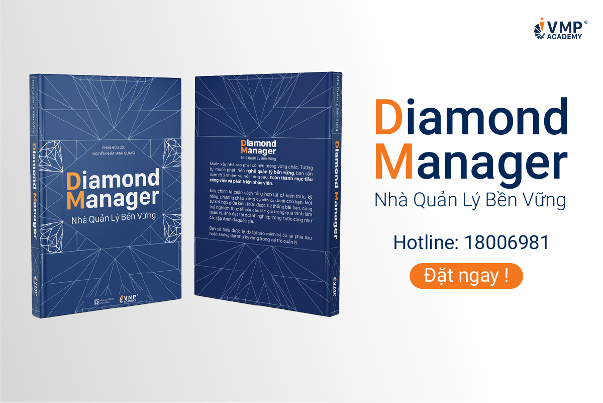 Thông tin đặt sách Diamond Manager. 