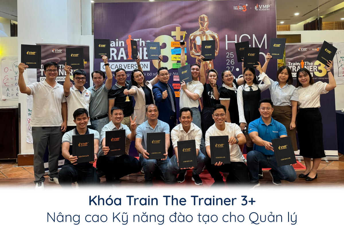 Khóa kỹ năng đào tạo Train The Trainer 3+.