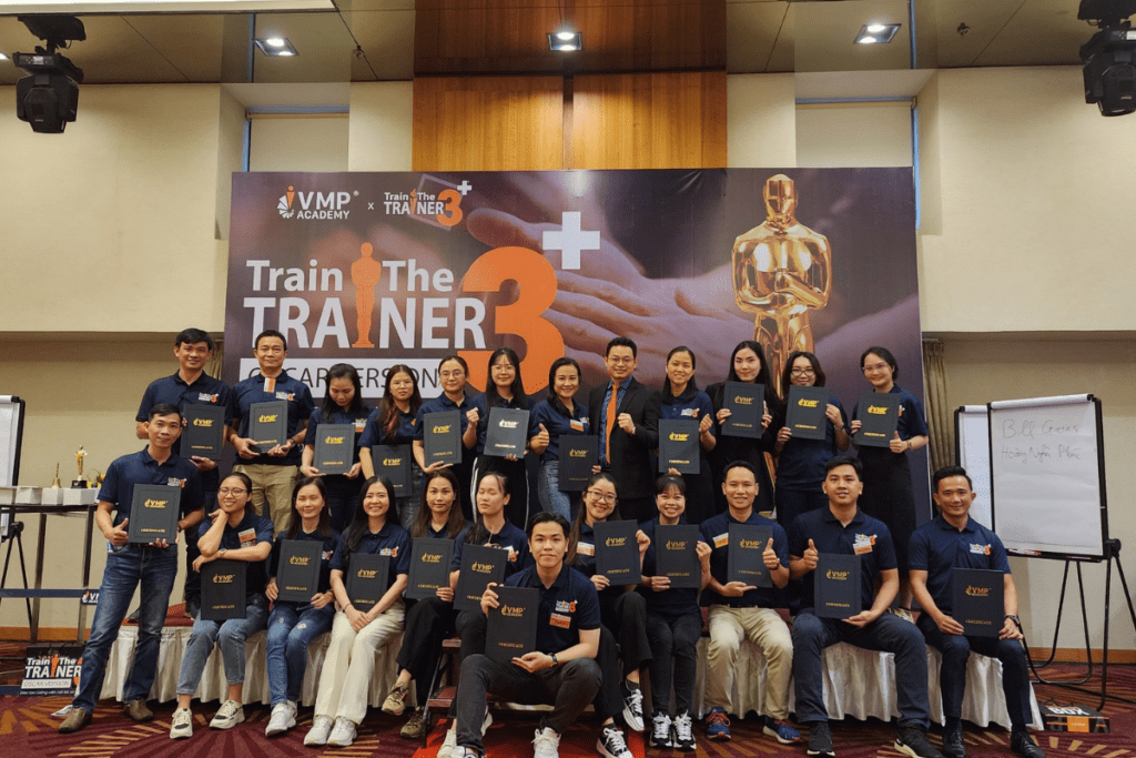 Train The Trainer 3+ dành riêng cho hơn 30 anh chị phụ trách đào tạo từ các tập đoàn hàng đầu.