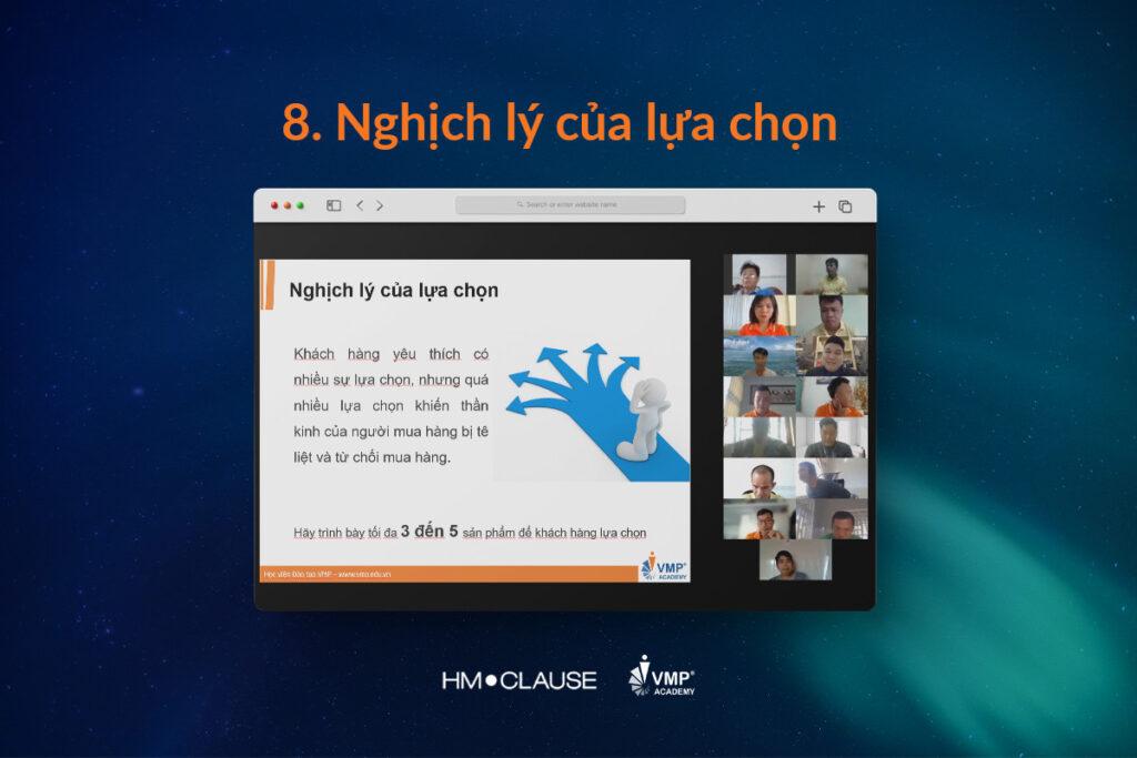 Bạn có thể áp dụng nghịch lý của sự lựa chọn như một nguyên tắc tâm lý trong bán hàng.