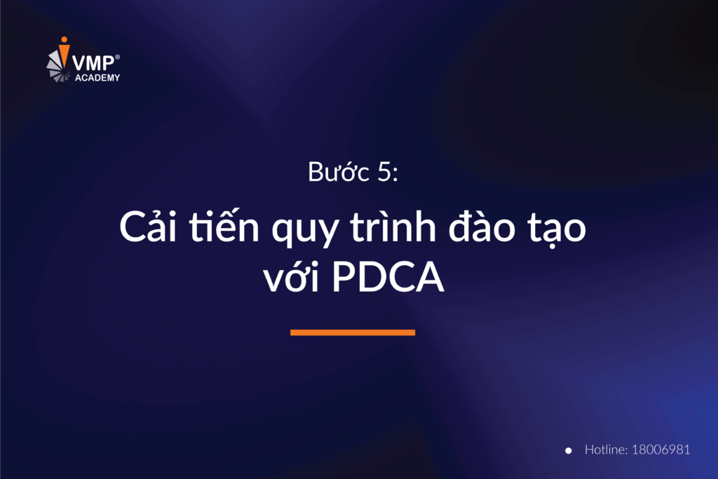 Cải tiến quy trình đào tạo nội bộ với PDCA.