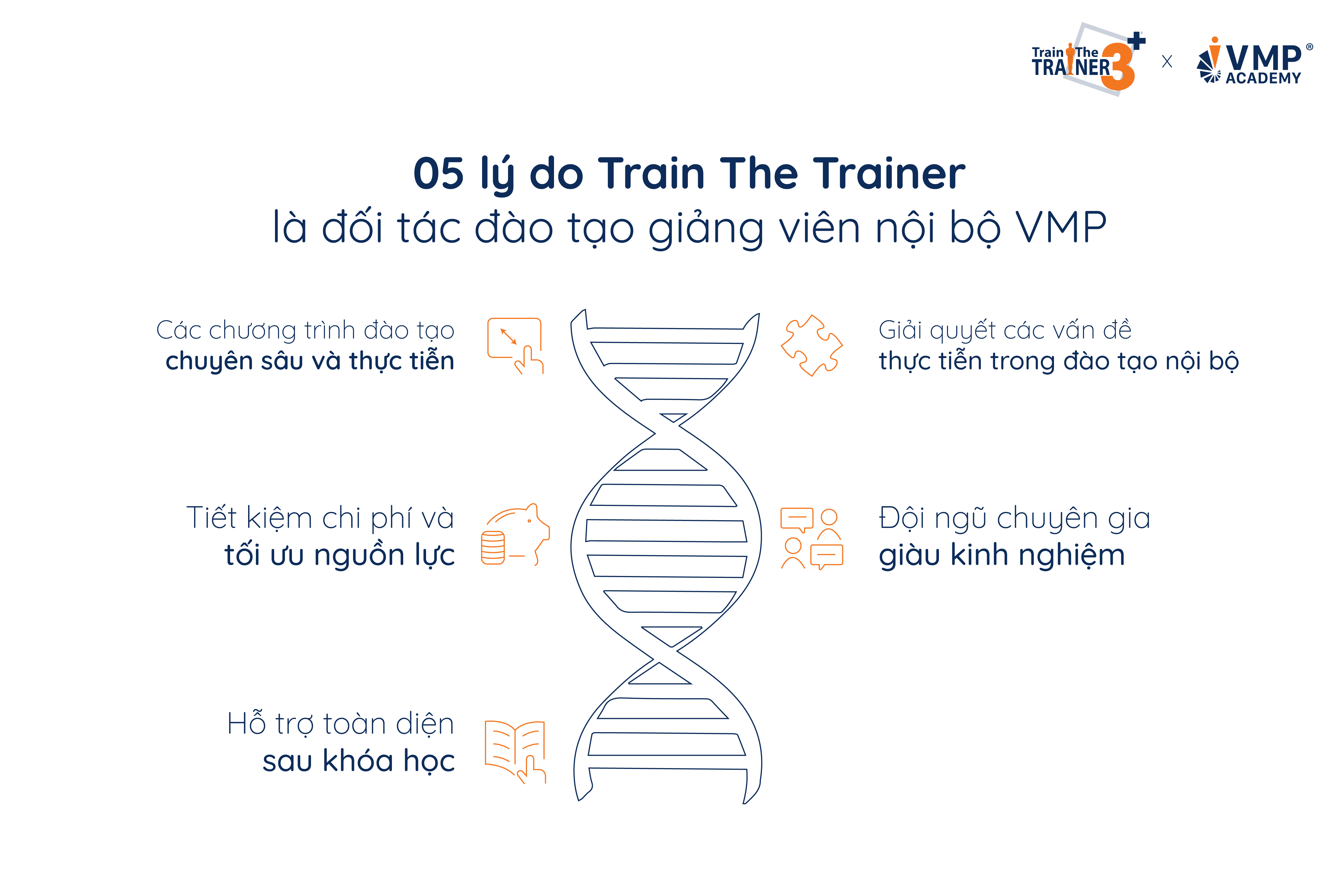 Vì sao VMP chọn Train The Trainer làm đối tác đào tạo giảng viên nội bộ