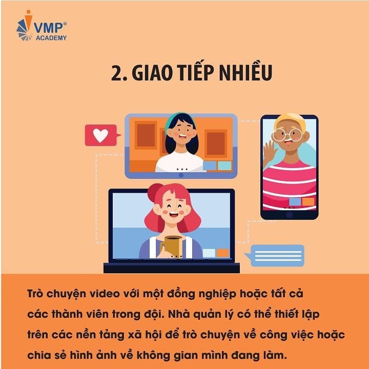 Giao tiếp nhiều hơn với đội ngũ