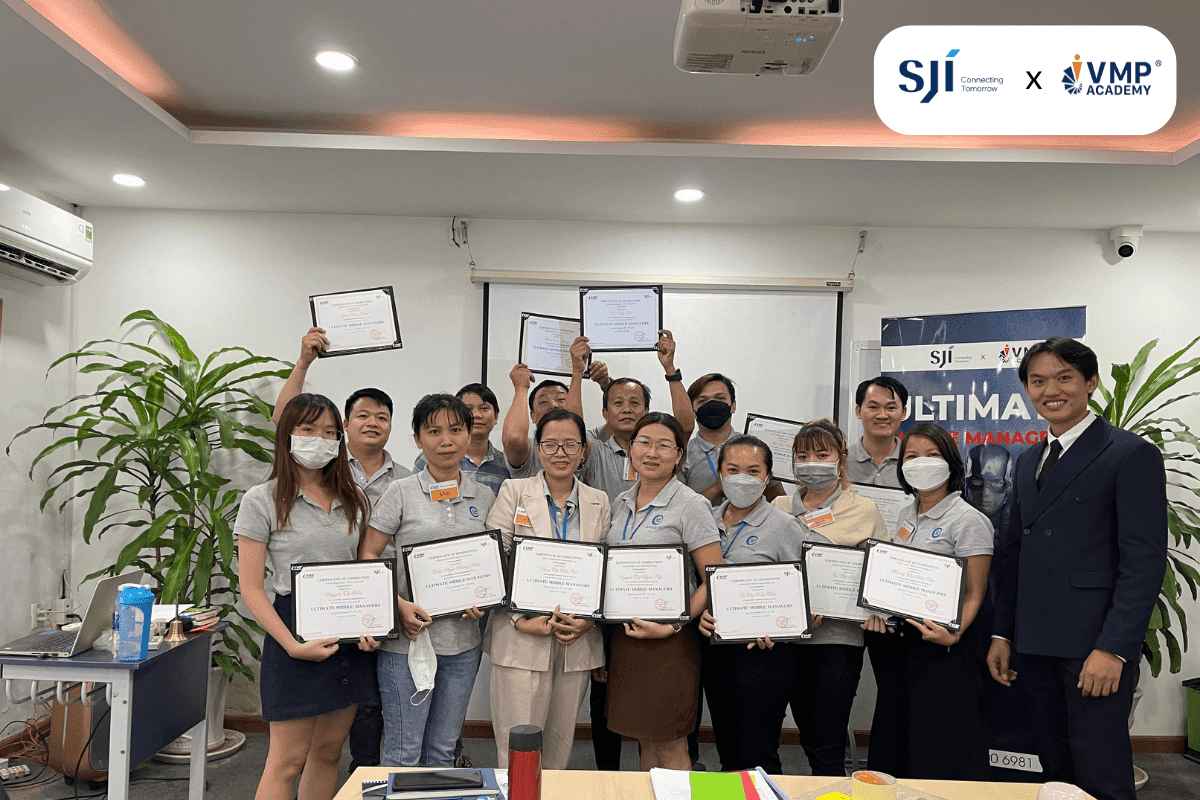 Khóa UMM trang bị kỹ năng thiết yếu cho quản lý thuộc SJI. Khóa UMM trang bị kỹ năng thiết yếu cho quản lý thuộc SJI.