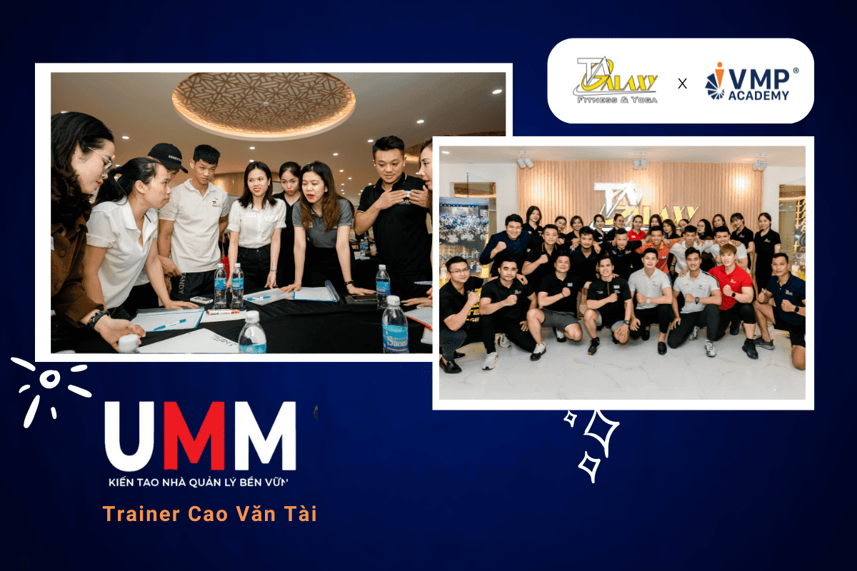 Giúp TA Galaxy Fitness & Yoga Center nâng cao năng lực quản lý bền vững với khóa UMM. Giúp TA Galaxy Fitness & Yoga Center nâng cao năng lực quản lý bền vững với khóa UMM.