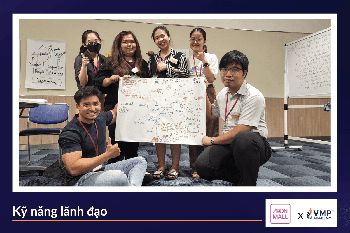 Tiếp tục đồng hành cùng Aeon Mall trong khóa Kỹ năng lãnh đạo. Tiếp tục đồng hành cùng Aeon Mall trong khóa Kỹ năng lãnh đạo.