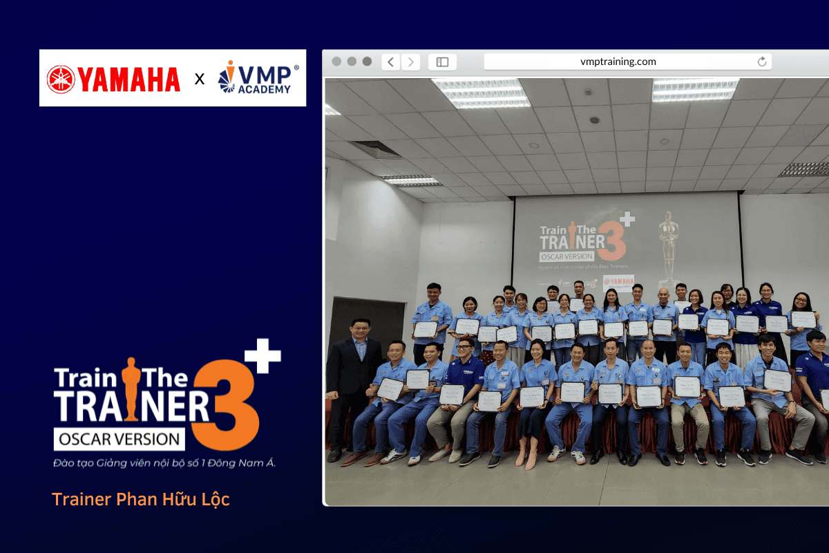 Khóa học dành riêng cho hơn 30 anh chị Trainer nội bộ thuộc Yamaha. Khóa học dành riêng cho hơn 30 anh chị Trainer nội bộ thuộc Yamaha.