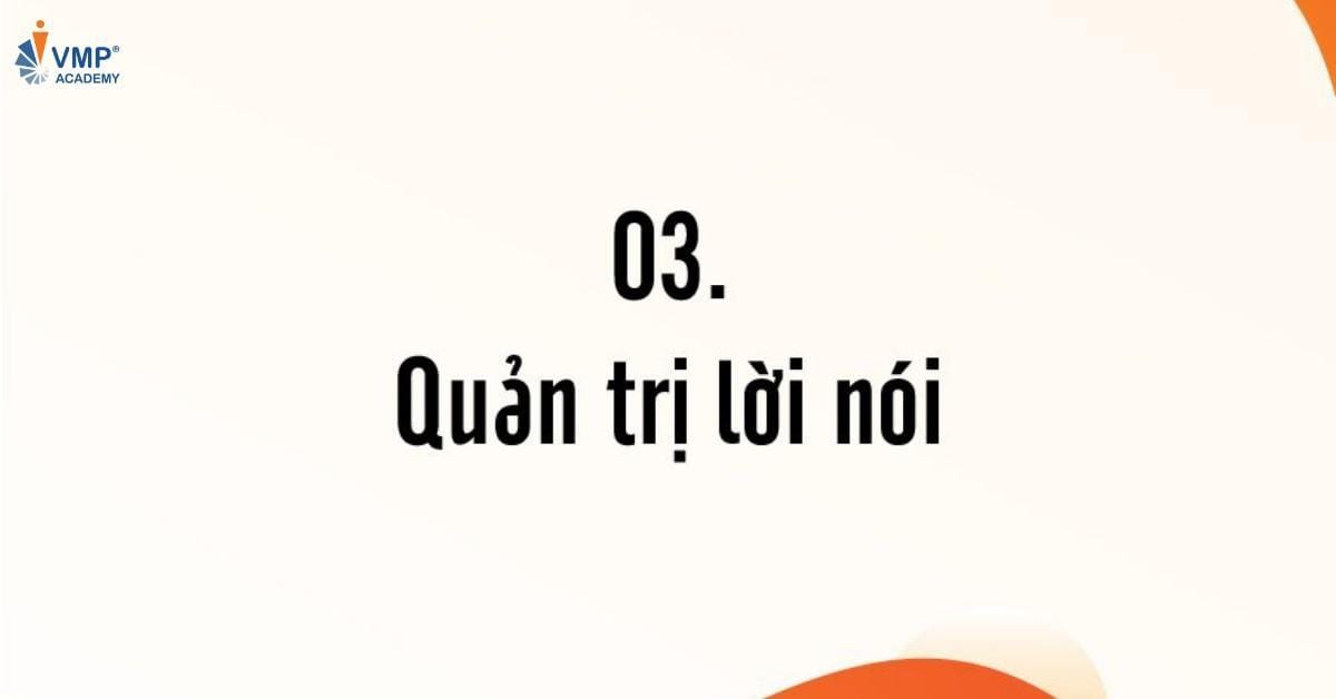 Quản trị lời nói