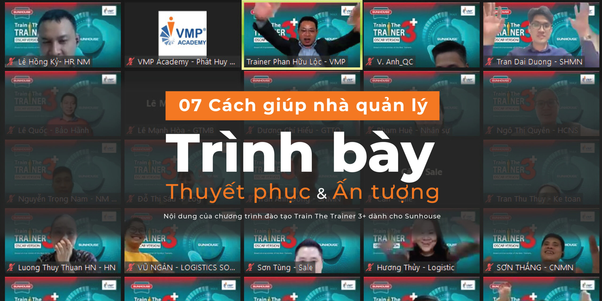 07 cách giúp nhà quản lý trình bày thuyết phục và ấn tượng.