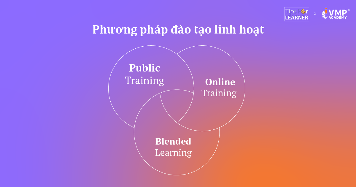 Phương pháp đào tạo linh hoạt theo VMP Academy.