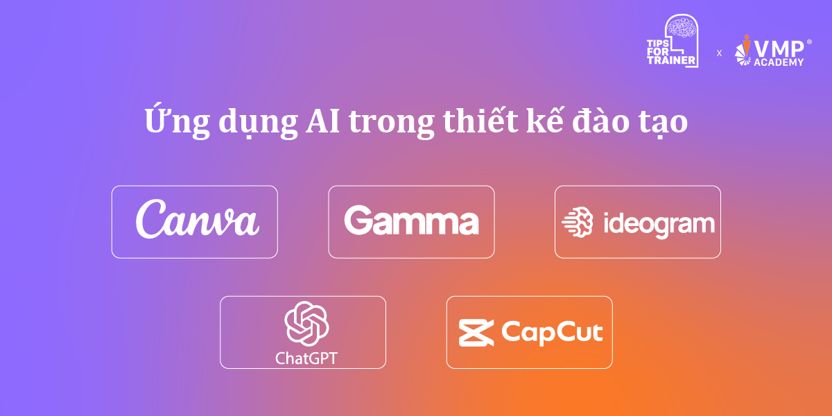 Ứng dụng AI trong thiết kế đào tạo.