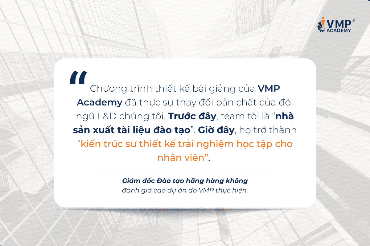 Phản hồi từ ban lãnh đạo sau khi thực hiện đào tạo kỹ năng thiết kế bài giảng. Phản hồi từ ban lãnh đạo sau khi thực hiện đào tạo kỹ năng thiết kế bài giảng.