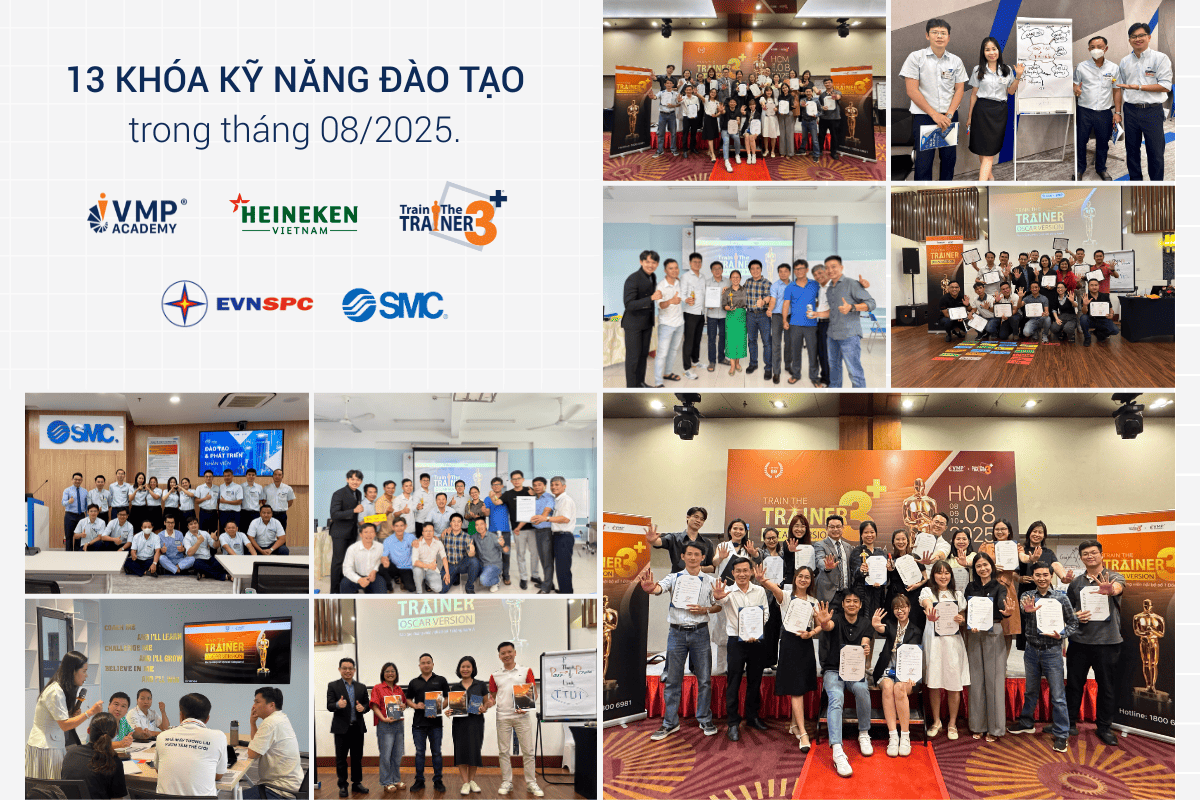 13 khóa kỹ năng đào tạo trong tháng 08/2025 trong 61 khóa khóa đào tạo quản lý cấp trung. 13 khóa kỹ năng đào tạo trong tháng 08/2025 trong 61 khóa khóa đào tạo quản lý cấp trung.