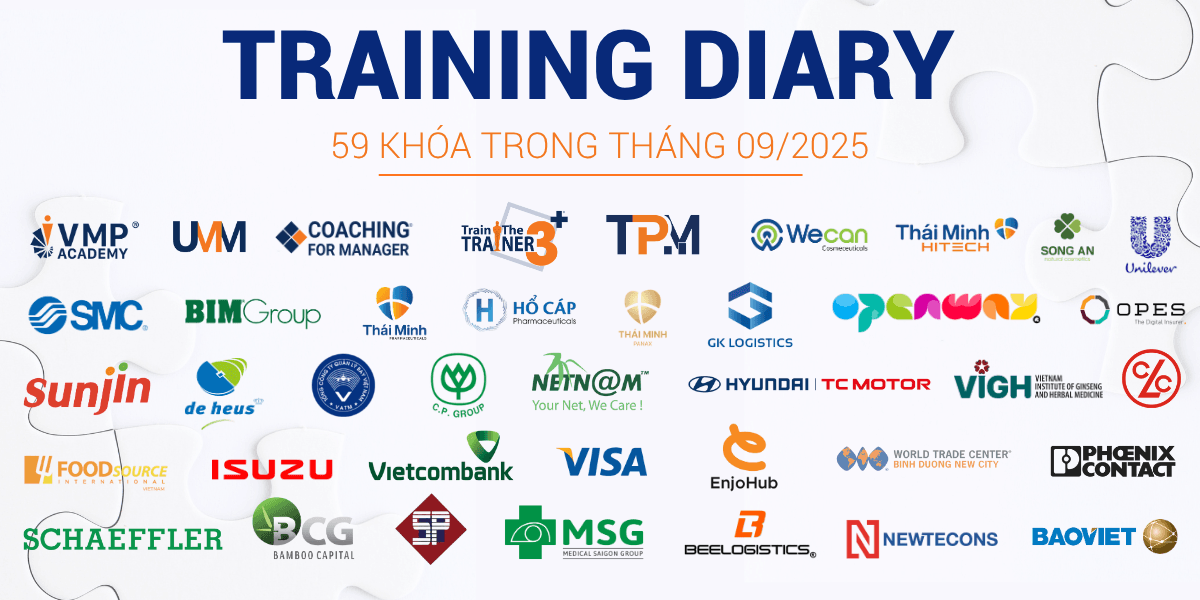 59 khóa kỹ năng đào tạo quản lý tháng 09/2025.