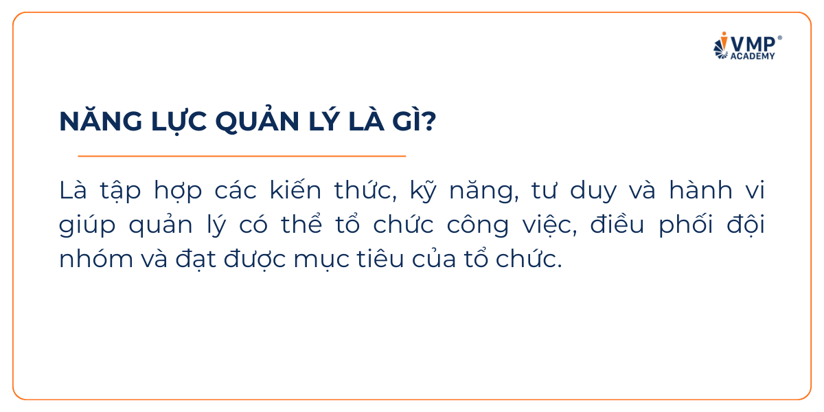 Năng lực quản lý là gì?