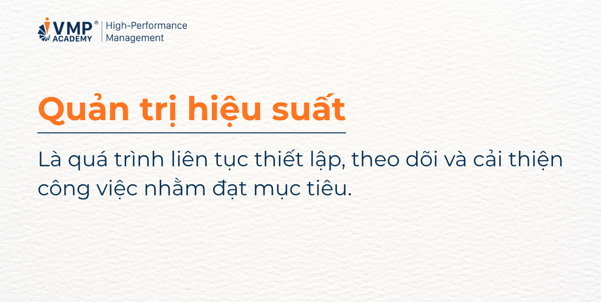 quản trị hiệu suất là gì quản trị hiệu suất là gì