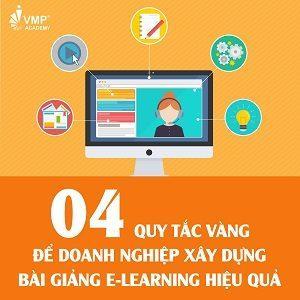 4 QUY TẮC VÀNG ĐỂ DOANH NGHIỆP XÂY DỰNG BÀI GIẢNG E-LEARNING HIỆU QUẢ