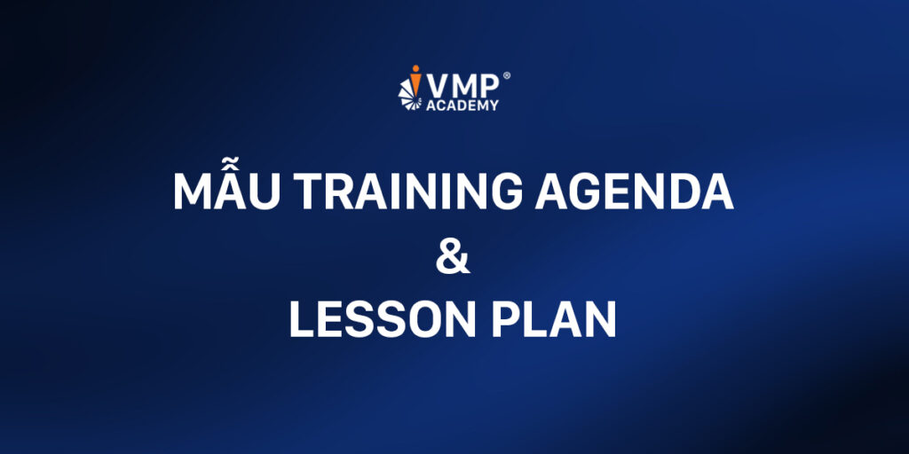 Mẫu Training Agenda & Lesson plan