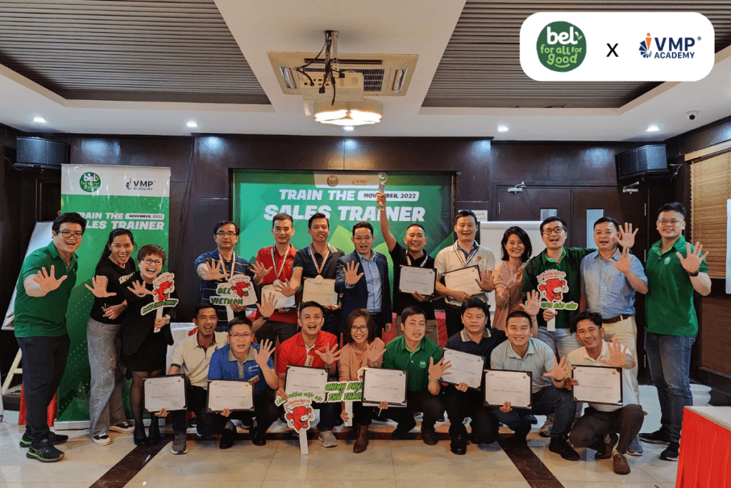 Khóa gia tăng năng lực đào tạo cho đội ngũ Sales từ Bel Việt Nam.