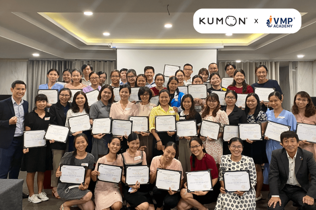 UMM đào tạo các kỹ năng thiết yếu cho quản lý Kumon. 